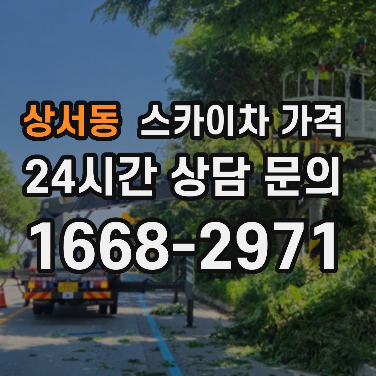 상서동 스카이차 가격