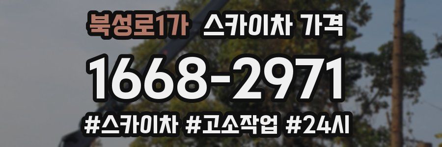 북성로1가 스카이차 가격