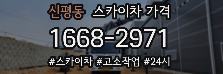 신평동 스카이차 가격