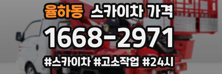 율하동 스카이차 가격