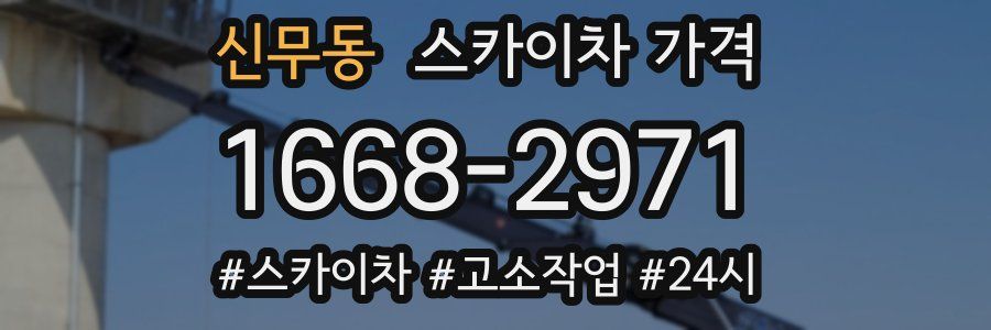 신무동 스카이차 가격