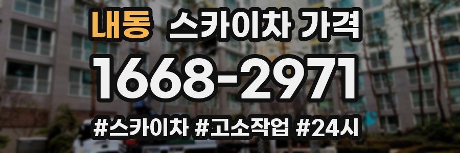 내동 스카이차 가격