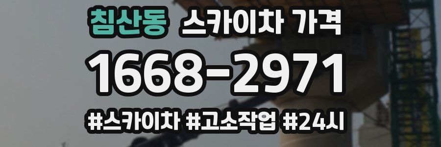 침산동 스카이차 가격