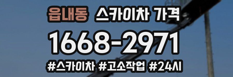 읍내동 스카이차 가격