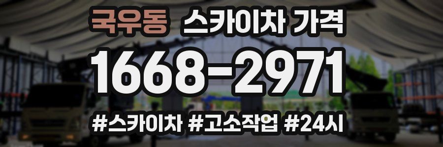 국우동 스카이차 가격