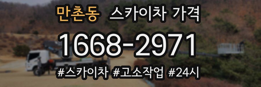 만촌동 스카이차 가격