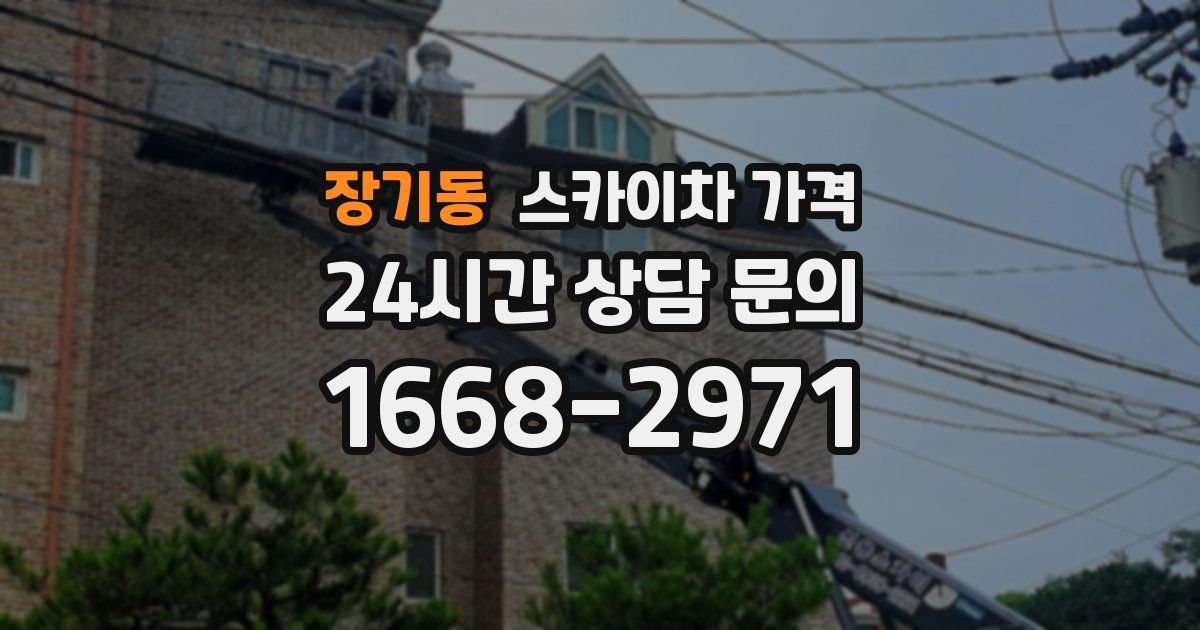 장기동 스카이차 가격