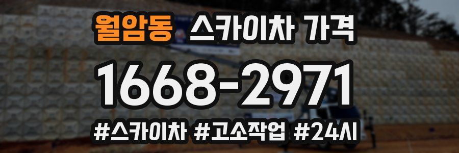 월암동 스카이차 가격