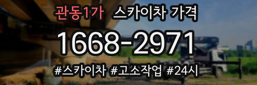 관동1가 스카이차 가격