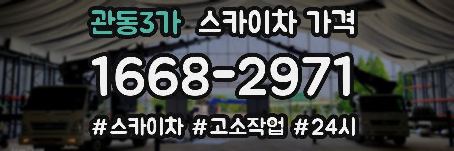 관동3가 스카이차 가격