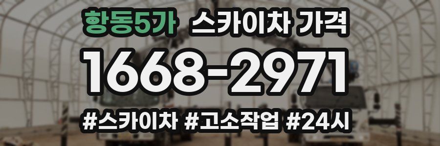 항동5가 스카이차 가격