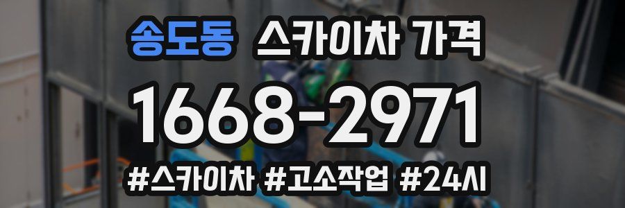 송도동 스카이차 가격