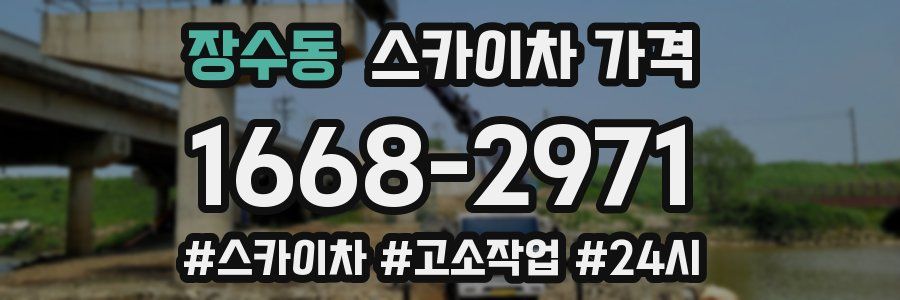 장수동 스카이차 가격