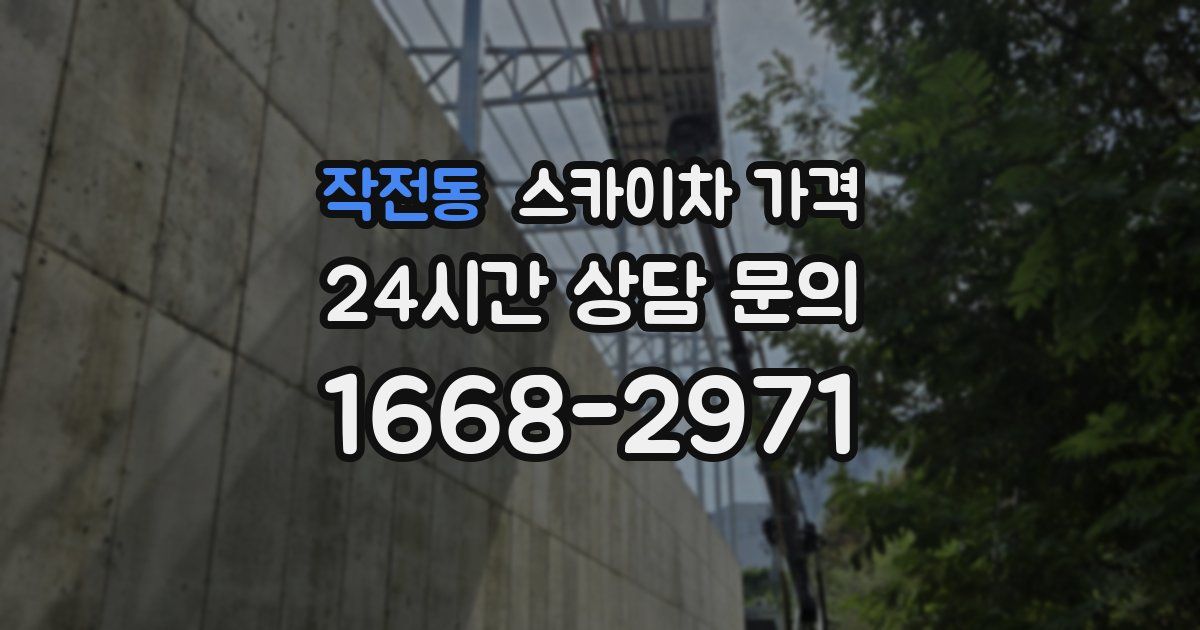 작전동 스카이차 가격