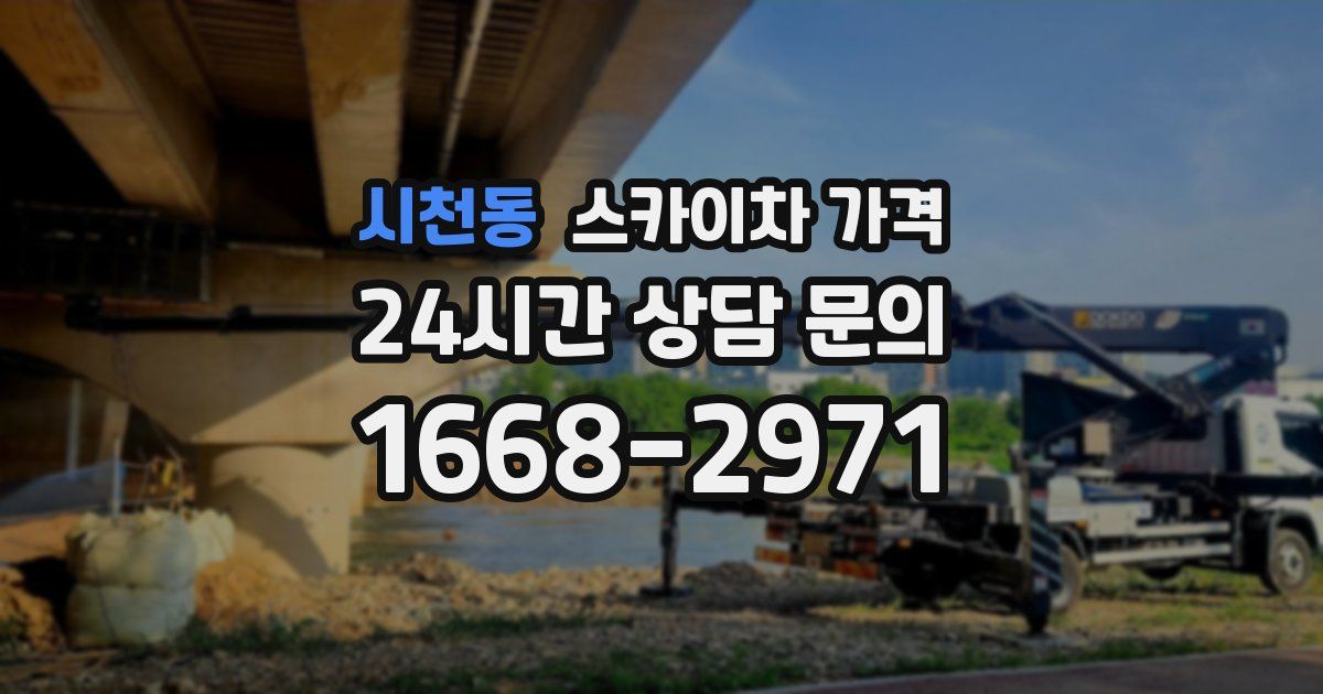 시천동 스카이차 가격