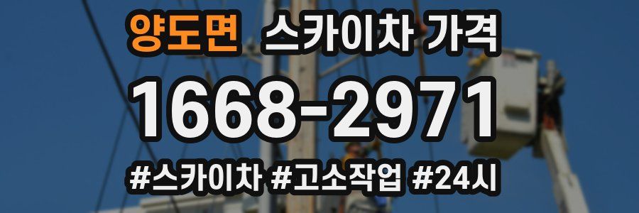 양도면 스카이차 가격