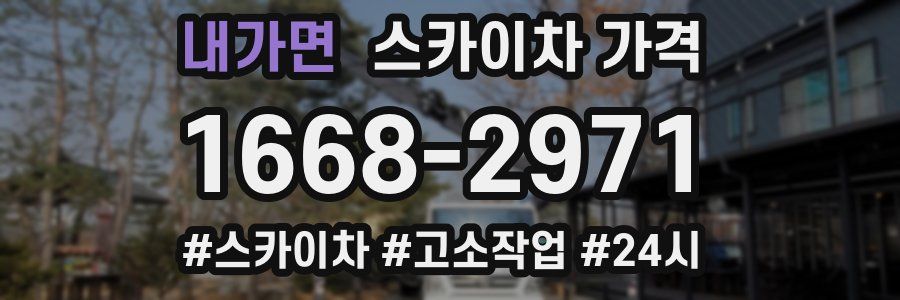 내가면 스카이차 가격