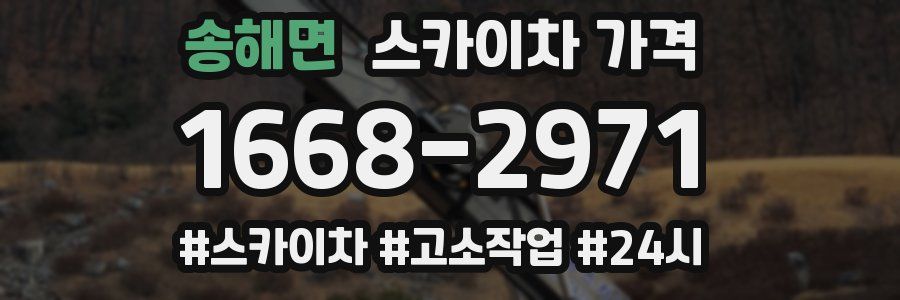 송해면 스카이차 가격