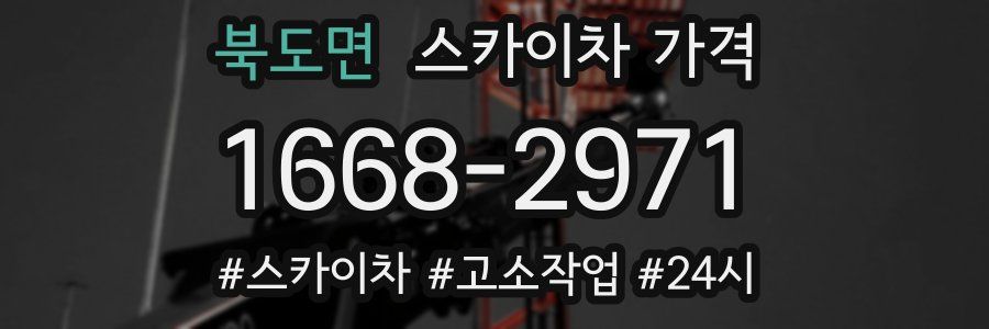 북도면 스카이차 가격