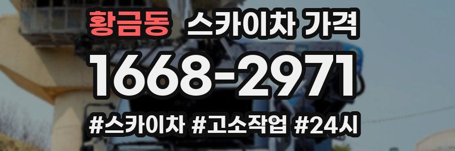 황금동 스카이차 가격