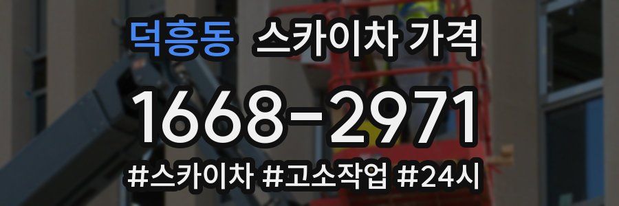 덕흥동 스카이차 가격