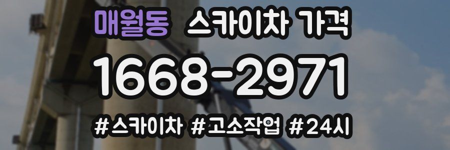 매월동 스카이차 가격