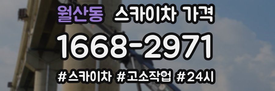 월산동 스카이차 가격