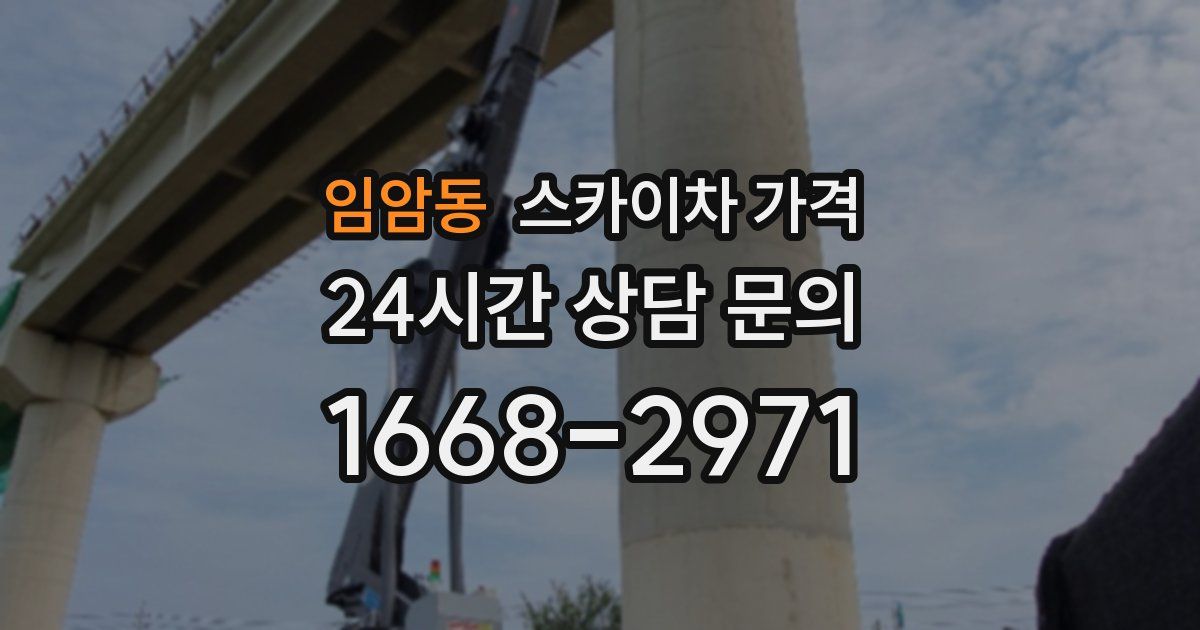 임암동 스카이차 가격