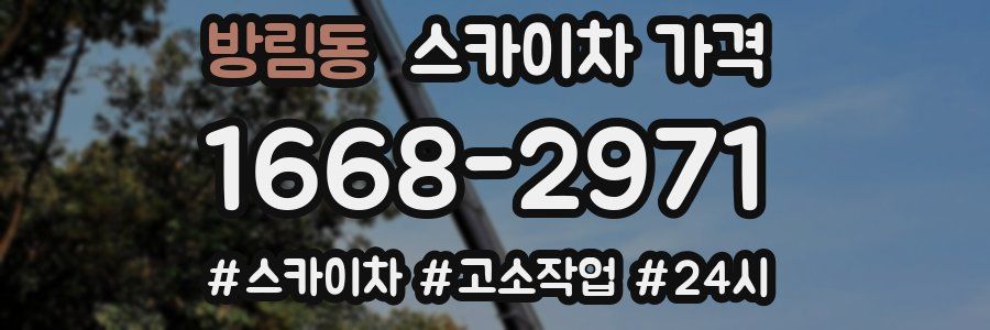 방림동 스카이차 가격