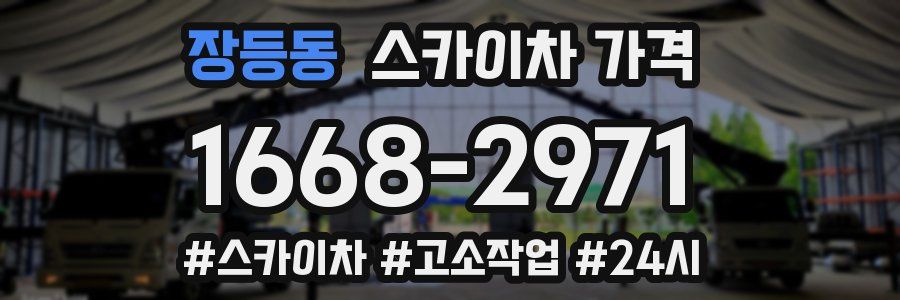 장등동 스카이차 가격