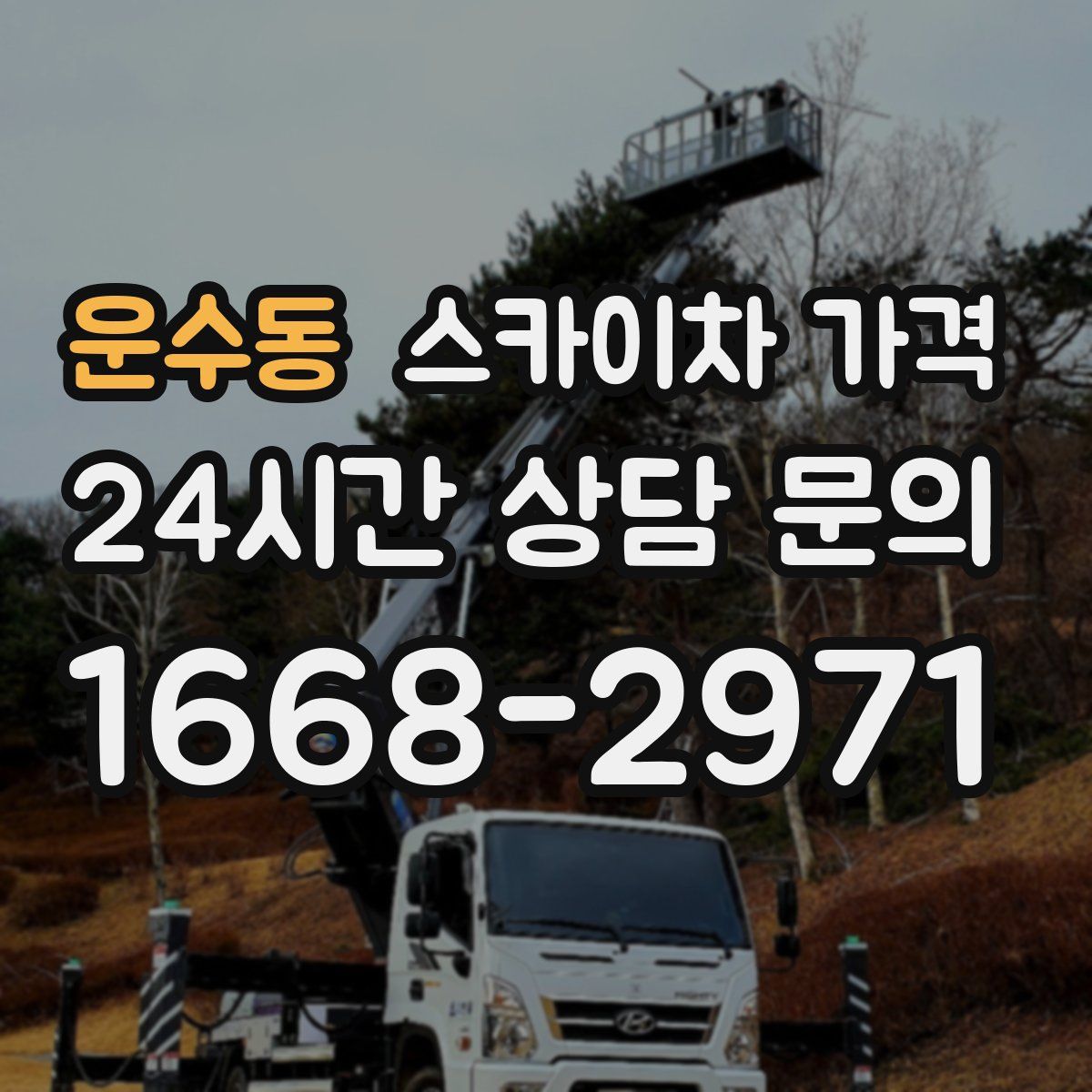 운수동 스카이차 가격