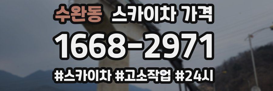 수완동 스카이차 가격