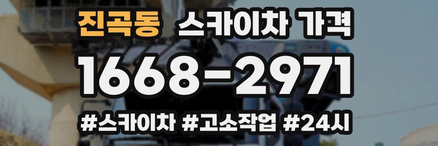 진곡동 스카이차 가격