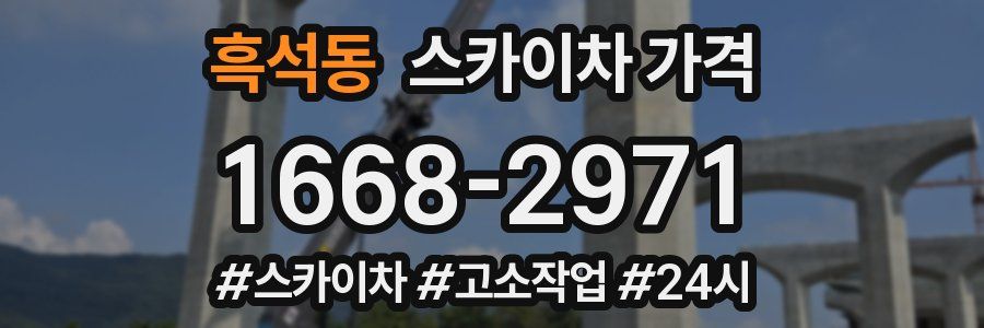 흑석동 스카이차 가격