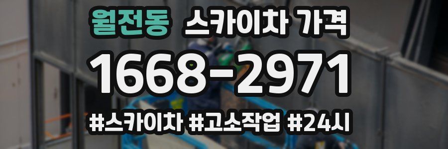 월전동 스카이차 가격