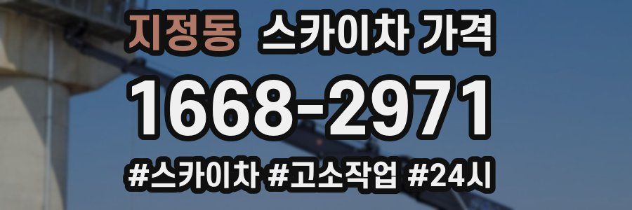 지정동 스카이차 가격