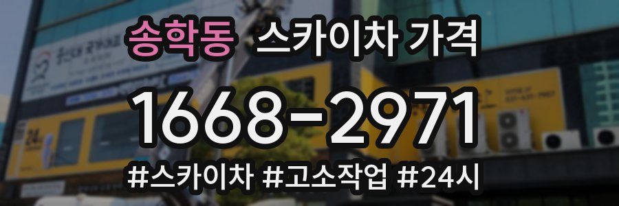 송학동 스카이차 가격