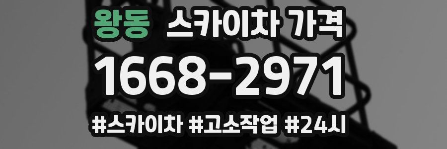 왕동 스카이차 가격