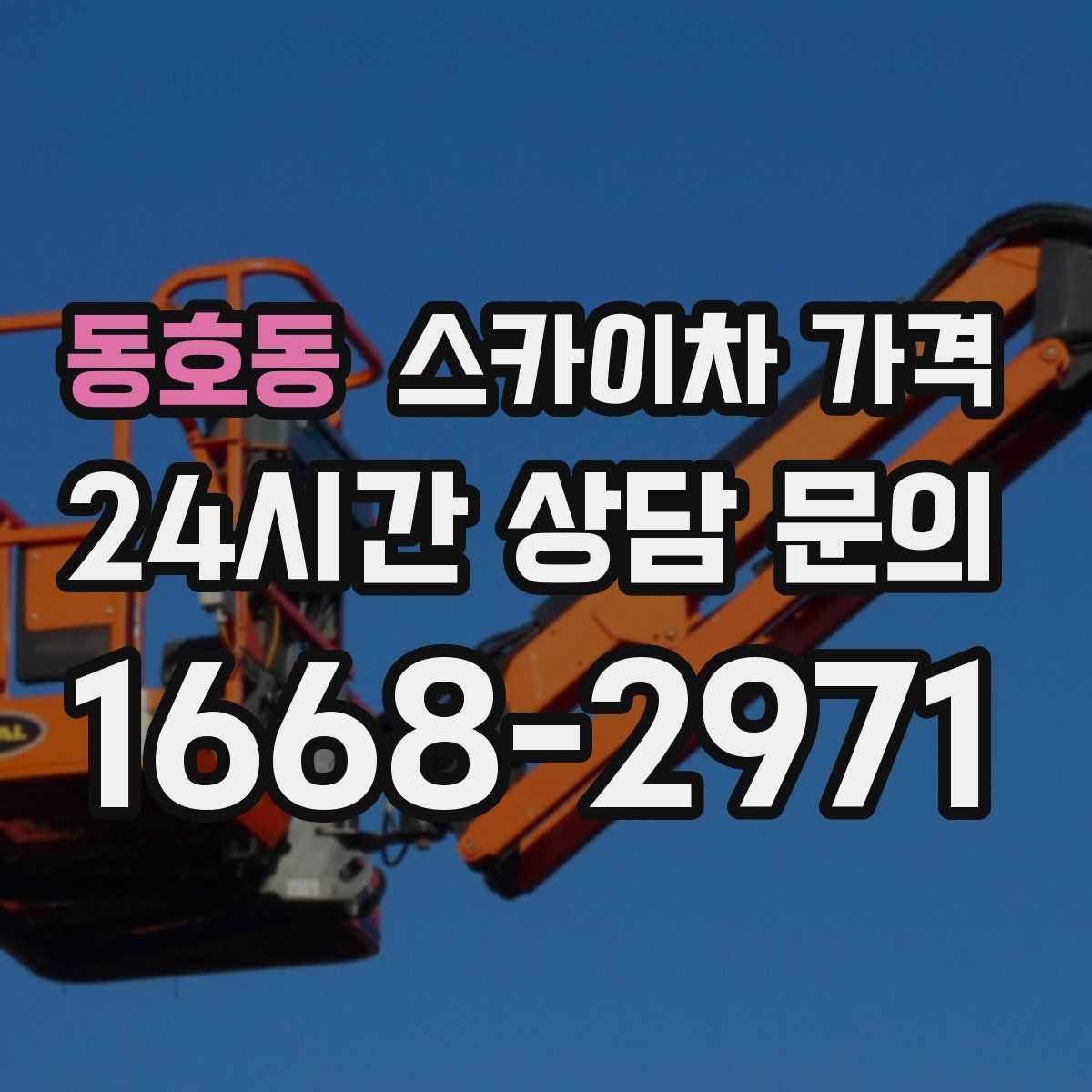 동호동 스카이차 가격