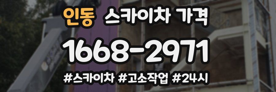 인동 스카이차 가격