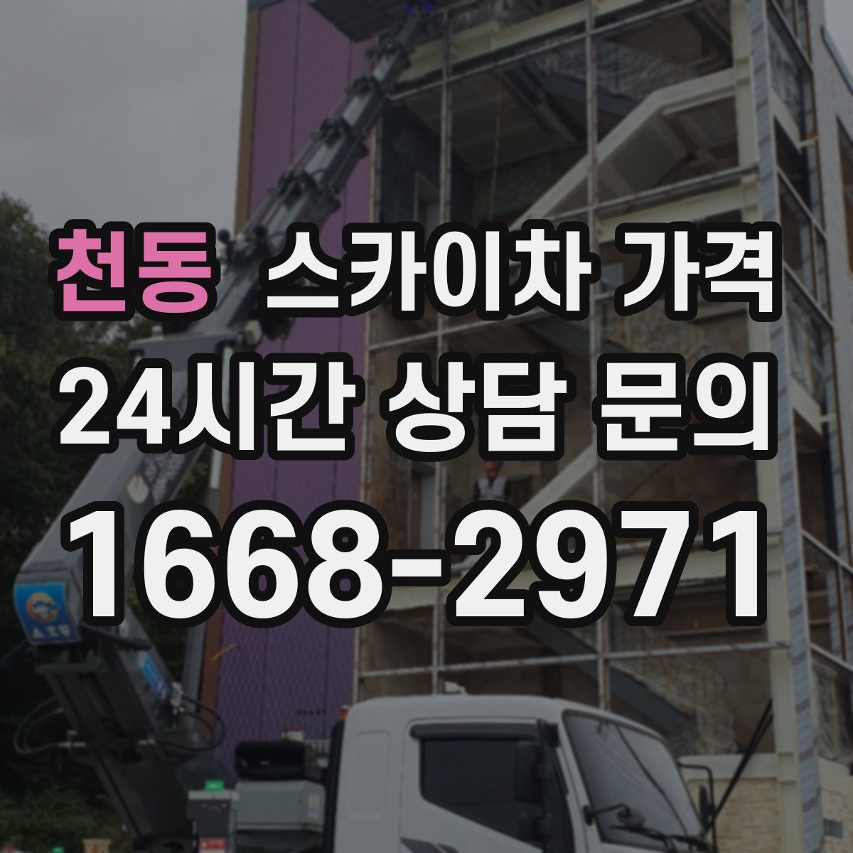 천동 스카이차 가격