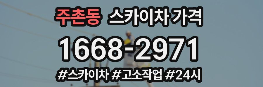 주촌동 스카이차 가격