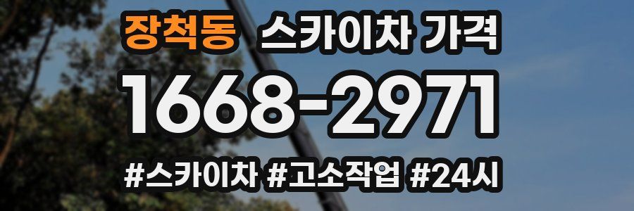 장척동 스카이차 가격