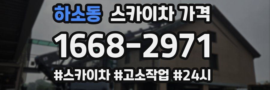 하소동 스카이차 가격