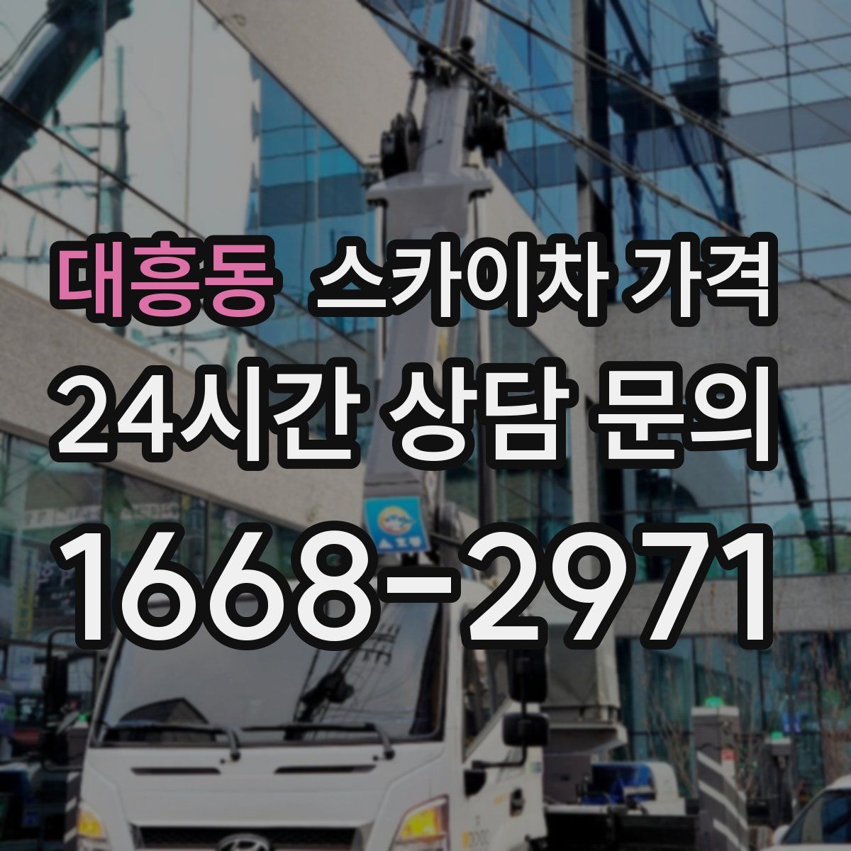 대흥동 스카이차 가격