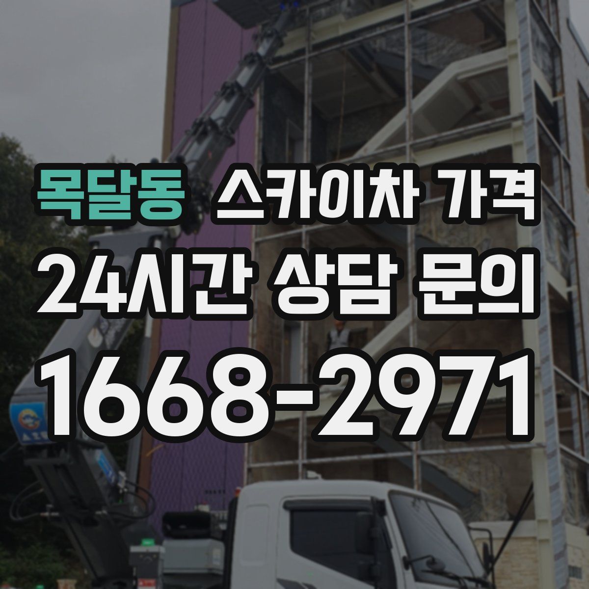 목달동 스카이차 가격