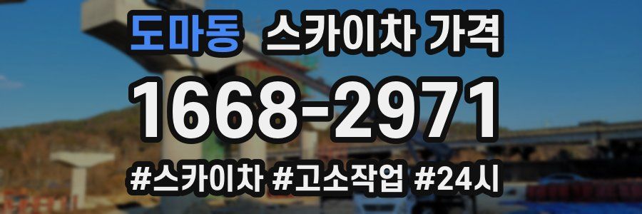 도마동 스카이차 가격