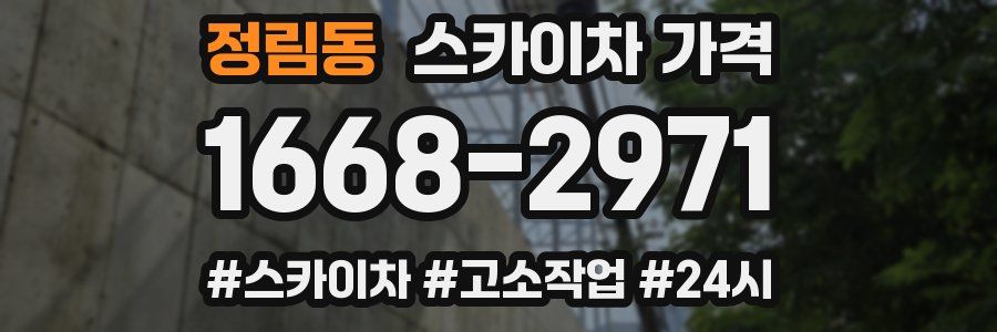 정림동 스카이차 가격