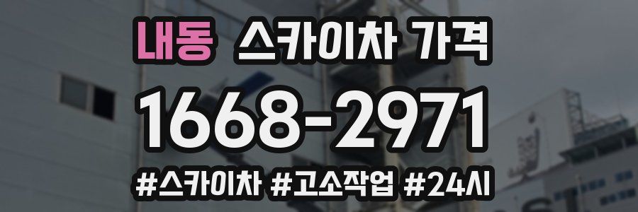 내동 스카이차 가격