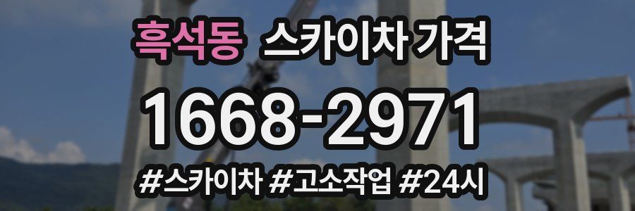 흑석동 스카이차 가격